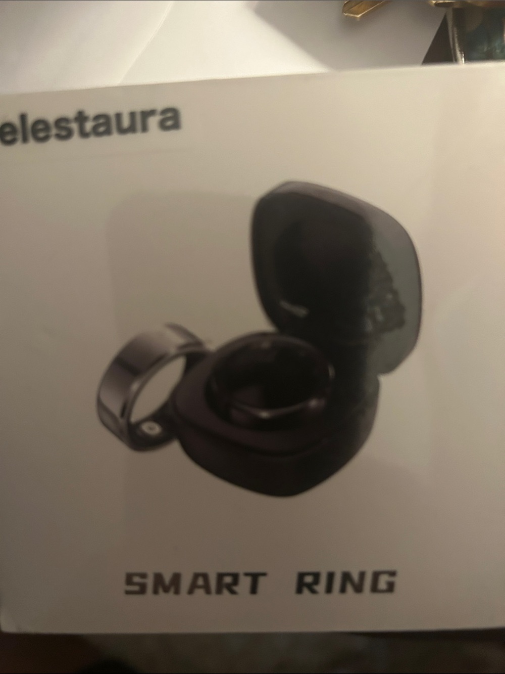 Smart Ring 
With compact Charging Case - silver